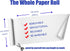 Static Whiteboard Wallpaper Roll, Portable Restickable Dry Erase White Board Wall Paper (16.5X196 in.) No Adhesive for Home Office Classroom by Longtrip