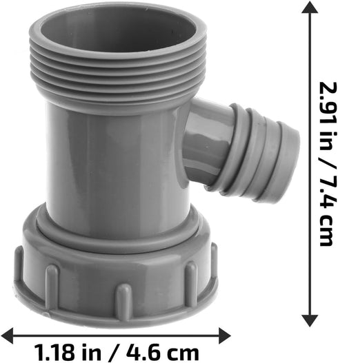 5pcs Three-way Sink Overflow Drain Pipe - Simple Sealed Drain Overflow for Home Sink