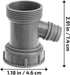 5pcs Three-way Sink Overflow Drain Pipe - Simple Sealed Drain Overflow for Home Sink