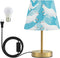 ALAZA Table Lamp for Bedroom Nightstand White Otter Nautical Coastal Bedside Lamp
