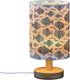 Generic Blue Fish Small Desk Lamp for Bedroom Nightstand Bedside Lamps with USB Table Lamp with Fabric Night Light