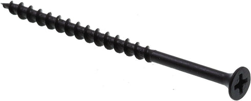 Prime-Line 9038225 Drywall Screws, Bugle Head, Phillips Drive, #8 X 3 In., Black, 25 Pack