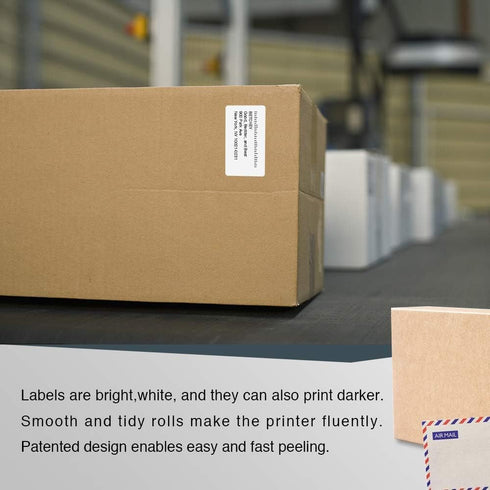 BETCKEY Compatible DYMO 30334 Multipurpose Barcode/FNSKU Labels, 2-1/4" x 1-1/4", 1 Roll/1000 Labels
