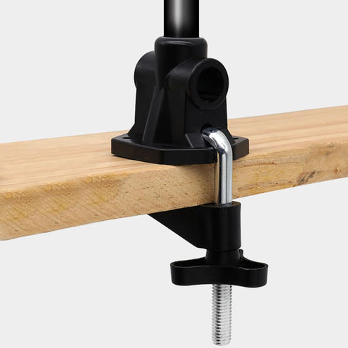 NuanZHIY Desk Lamp Clip Desktop Bedside Clamp Practical Fixed Clip Microphones Stand Mounting Accessories Adjustable