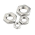 Cosabufr M2 M2.5 M3 M4 M5 M6 M8 M10~M30 316/304 Nuts(316 Steel,M27-1pcs) Stainless Steel Flat Hex Hexagon Thin Nut