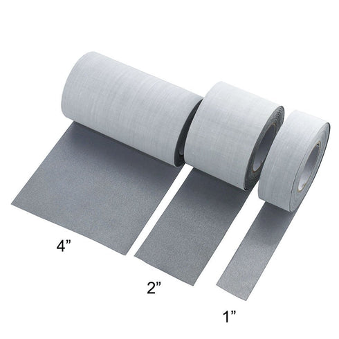 JINBING Safety Sew On Silver Reflective Fabric Tape - DIY for Clothing - 50mmx10m