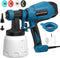 Paint Sprayer, Electric Spray Paint Gun, 3 Modes & 4 Brass Nozzles,
