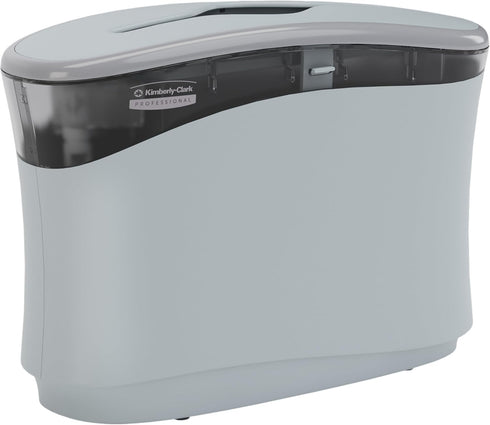 Kimberly-Clark Professional Countertop Folded Paper Towel Dispenser (55760), Soft Grey, Single-Dispensing, Space-Saving