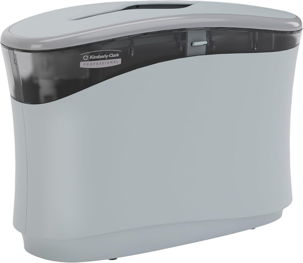 Kimberly-Clark Professional Countertop Folded Paper Towel Dispenser (55760), Soft Grey, Single-Dispensing, Space-Saving