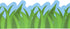 Juvale 12-Pack Green Grass Bulletin Board Border Strips 3in x 36ft for Spring Classroom Decor