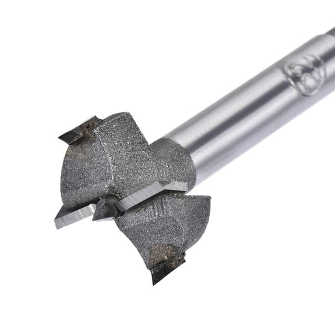 uxcell Forstner Wood Boring Drill Bits, 20mm-22mm Dia. Hole Saw Carbide Alloy Steel Tip for Wood Tool 3in1 Set