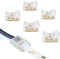 Armacost Lighting 5-Pin RGB+W Multicolor Wire to Tape Connector, 6 Pack