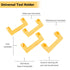 4pcs Garage Organizer Tool Storage, Tape Measure Clip Plastic Holder for Ladder Workbench Electric Tool Organization