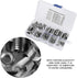 50Pcs Stainless Steel Inner Thread Self Tapping Inserts Set - Thread Reinforce Repair Tool with Storage Case