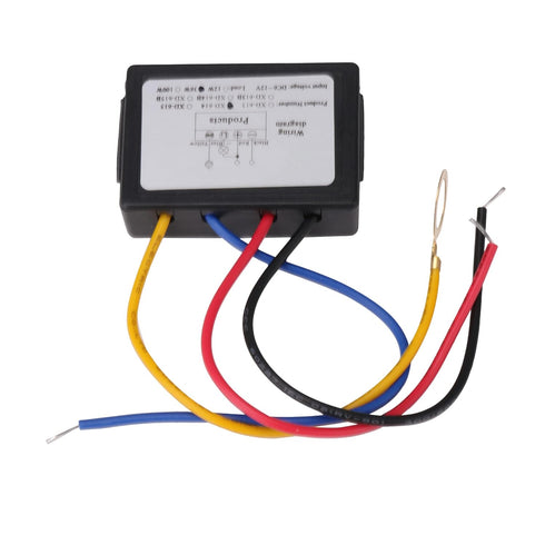 BQLZR DC LED Touch Dimmer Switch Sensor Lamp Accessories, 6-12V with Wiring Diagram for LED Light Sources