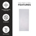 2 5.5 11 Pack 24 Risch Double-Sided All Clear Vinyl Menu Cover | Two-Sided View Plastic Menu Holder | Slip