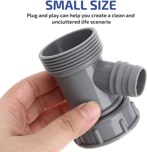 5pcs Three-way Sink Overflow Drain Pipe - Simple Sealed Drain Overflow for Home Sink