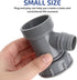 5pcs Three-way Sink Overflow Drain Pipe - Simple Sealed Drain Overflow for Home Sink