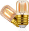 E26 LED Amber Night Light Bulbs 1W, T28 Mini Edison Tube Lamp, 2200K Warm, 10W Incandescent Equivalent