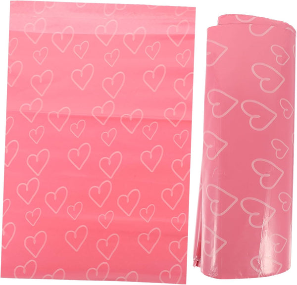 Gogogmee 100pcs Pink Packaging Menstrual Bags Self Sealing Sanitary Pouches for Women