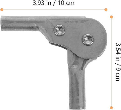 3-Gear 3.93X3.54X0.59In Pack 4 Folding Sofa Hinge Adjustable Self-Locking Support Hinge Heavy Duty Furniture Hardware