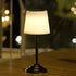 Solar Table Lamp Minimalist Desk Lamp for Nightstand Rechargeable Ambient Night Light Modern Aesthetic Bedside Lamps