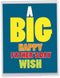 NobleWorks Funny Father's Day Card (8.5 x 11 Inch) - Big Appreciation Notecard for Dads, Stepdads - Big Wish J3456FGG