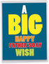 NobleWorks Funny Father's Day Card (8.5 x 11 Inch) - Big Appreciation Notecard for Dads, Stepdads - Big Wish J3456FGG