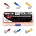Hilitchi 120pcs Piggy Back Insulated Terminals Electrical Wiring Crimp Connectors Set, 22-16/16-14/12-10AWG