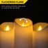 Novelty Place Flickering LED Candles, Lifelike Swinging Flame Battery Powered Realistic Flameless LED Candle - Warm White by Novelty Place