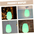 Amosfun Horseshoe Lampshade Elegant Inclined Plastic Lamp Cover for Floor and Table Lamps Green Opening Soft Light
