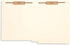 Blue Summit Supplies 100 Pack Manila Fastener File Folders, Reinforced Straight Cut End Tab Folders with 2 Fasteners,