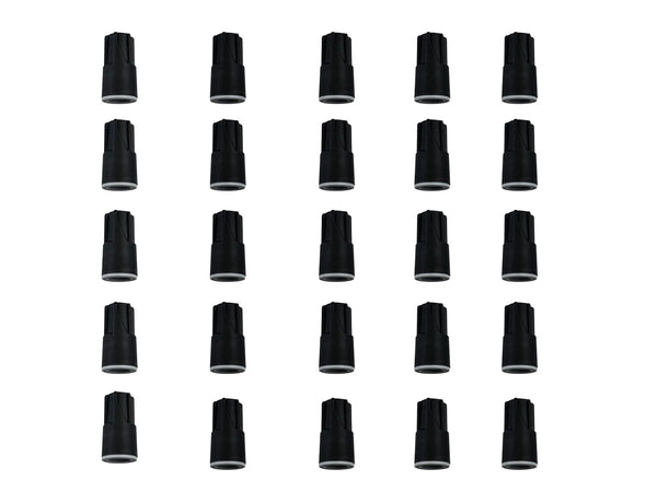 LinJianTing 25 Piece Waterproof Wire Connector, Outdoor Wire Cap Nut for #8 to