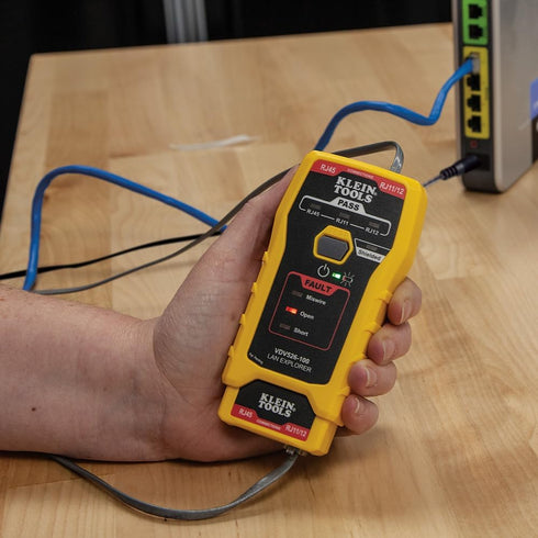 VDV526-100 Klein Tools Network LAN Cable Tester, VDV Tester, LAN Explorer with Remote