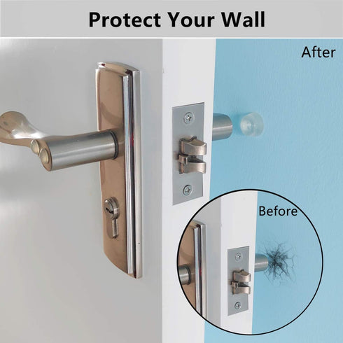 Wall Protectors from Door Knobs - 12PCS Door Knob Wall Protector, Door Stoppers for Wall