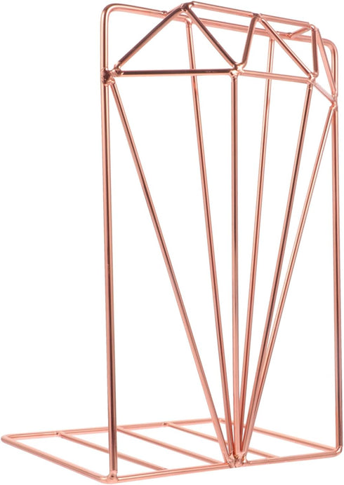 ARTIBETTER Iron Bookends for Desk Organization Stylish Book Fixing Rack for Office