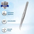 Lab Tweezers High Precision Forceps - 6" Fine Strong Curved Point Stainless Steel Tweezers