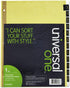 Universal UNV20823 Deluxe Preprinted Simulated Leather Tab Dividers with Gold Printing - Buff (1 Set)