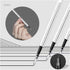 Quick Dry Gel Ink Pens, Fine Point Retractable Roller Ball Pens for Journaling, 5 Colors, 5 Black Refills
