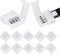 WENHSIN 10Packs 4-Pin RGB LED Light Strip Connectors 10mm Unwired Gapless Solderless