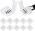 WENHSIN 10Packs 4-Pin RGB LED Light Strip Connectors 10mm Unwired Gapless Solderless