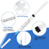 24 Pack Disposable 2.5 ml Syringes with Needle 23G 1”, Sterile Luer Lock Syringe Individually Packaged for Labs, Liquid