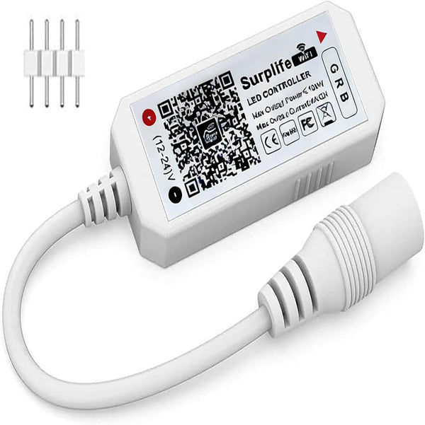 iNextStation Smart RGB WiFi LED Controller 4-Pin Output Compatible with Alexa/Google Home