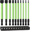 10Pcs 3.94" Long 1/4" Hex Head Allen Wrench Drill Bits, Metric Hex Key Drill Bit Set with Magnetic Tips