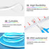 segrass 32.8ft IP65 24V LED neon Lights with Remote APP Control Waterproof Flexible Neon Strip Lights RGB Rope Lights