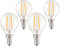 CTKcom 2W G45/G14 Candelabra LED Bulbs Dimmable(4 Pack)- E14 Base Vintage Edison