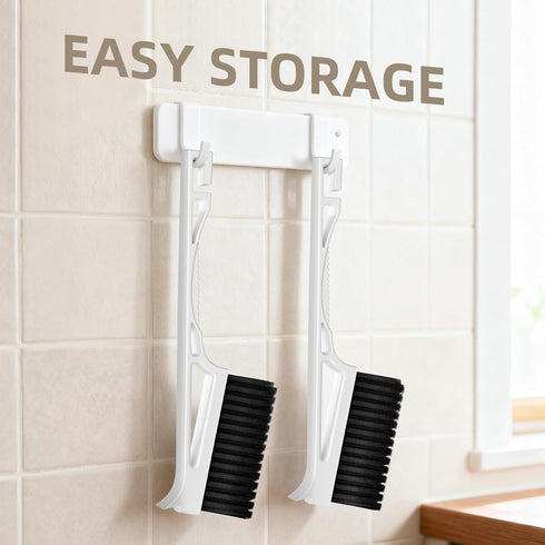 Set CLEANGOR Grout Cleaner Brush V Shape, Stiff Grout Cleaning Brushes for Tile Floor,Magic Brush, Bathroom Accessory