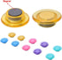 PLESIU Mini Fridge Magnet Circle Whiteboard Magnet, Round Whiteboard Magnet for Home School Office (Multicolors)