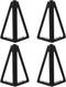 ARTIBETTER 4pcs Black Iron Furniture Legs Cabinet Legs Sofa Bed Metal Support
