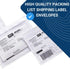 USPACKSMART 200 Units, 4.5"x5.5" Clear Packing List Shipping Label Envelopes - Heavy Duty Adhesive for Labels &